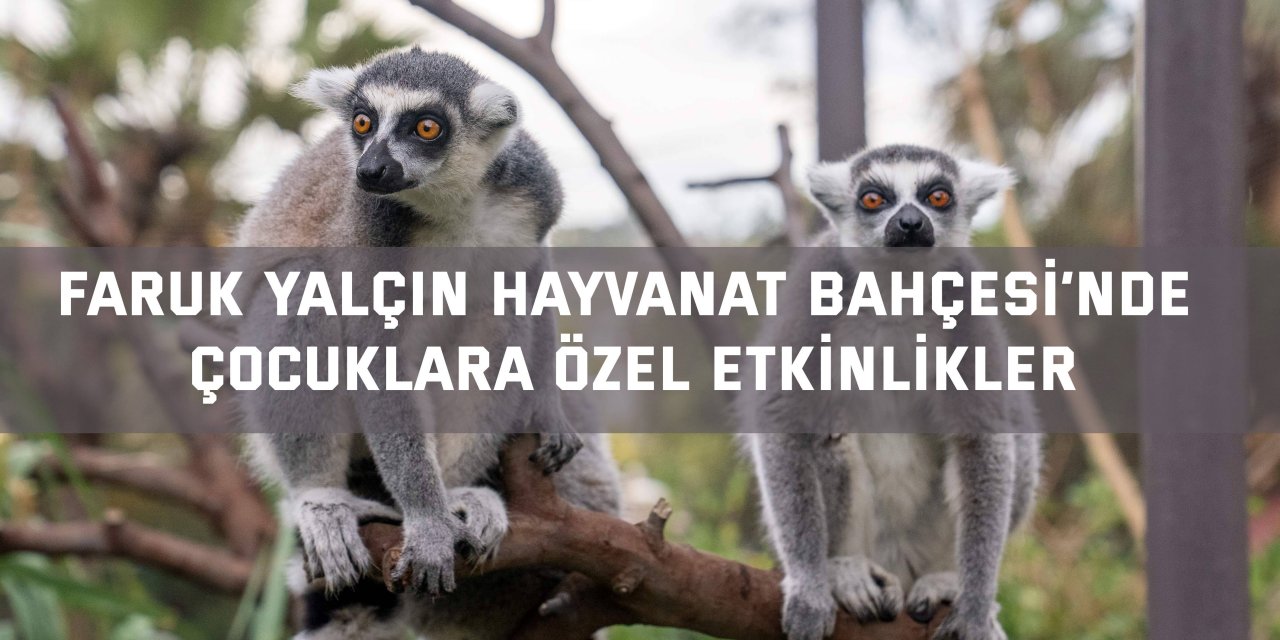 Faruk Yalçın Hayvanat Bahçesi’nde çocuklara özel etkinlikler