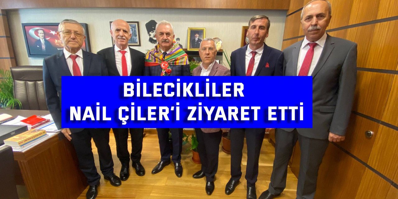 Bilecikliler Nail Çiler’i ziyaret etti