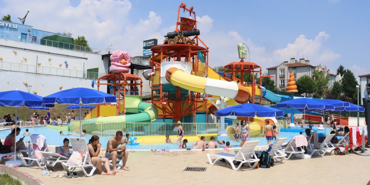 Aquapark’a  yoğun ilgi