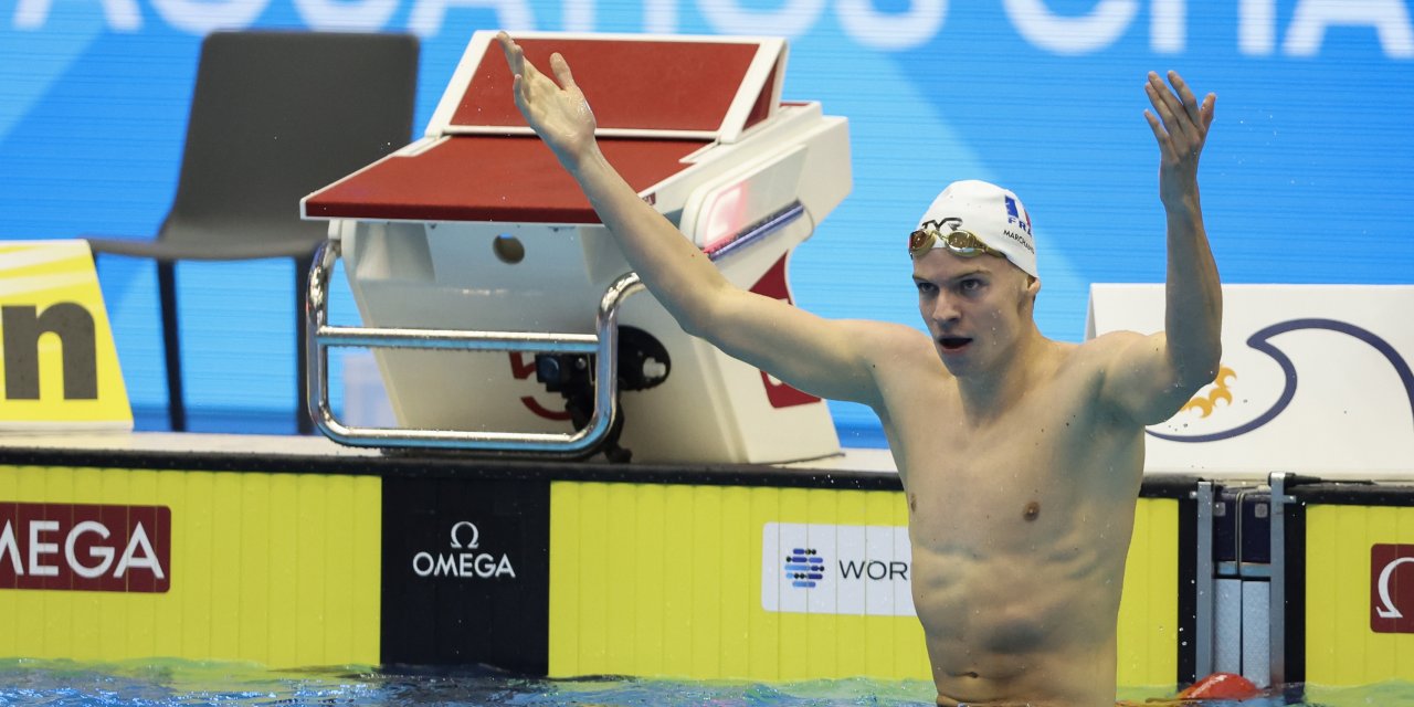 Michael Phelps'in 15 yıllık dünya rekorunu Leon Marchand kırdı