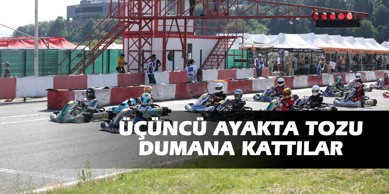Üçüncü ayakta tozu dumana kattılar