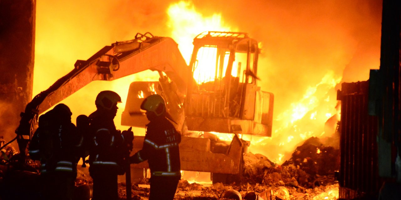 Kocaeli’de fabrika yangını