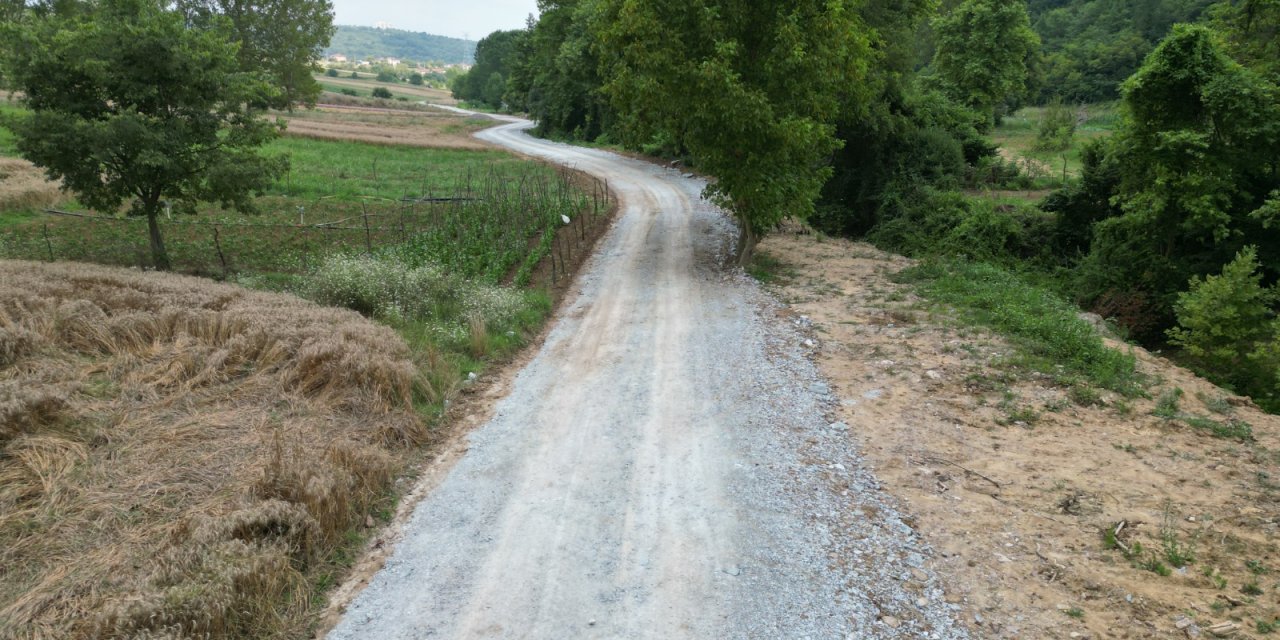 Tahrip olan yol konforlu hale geldi