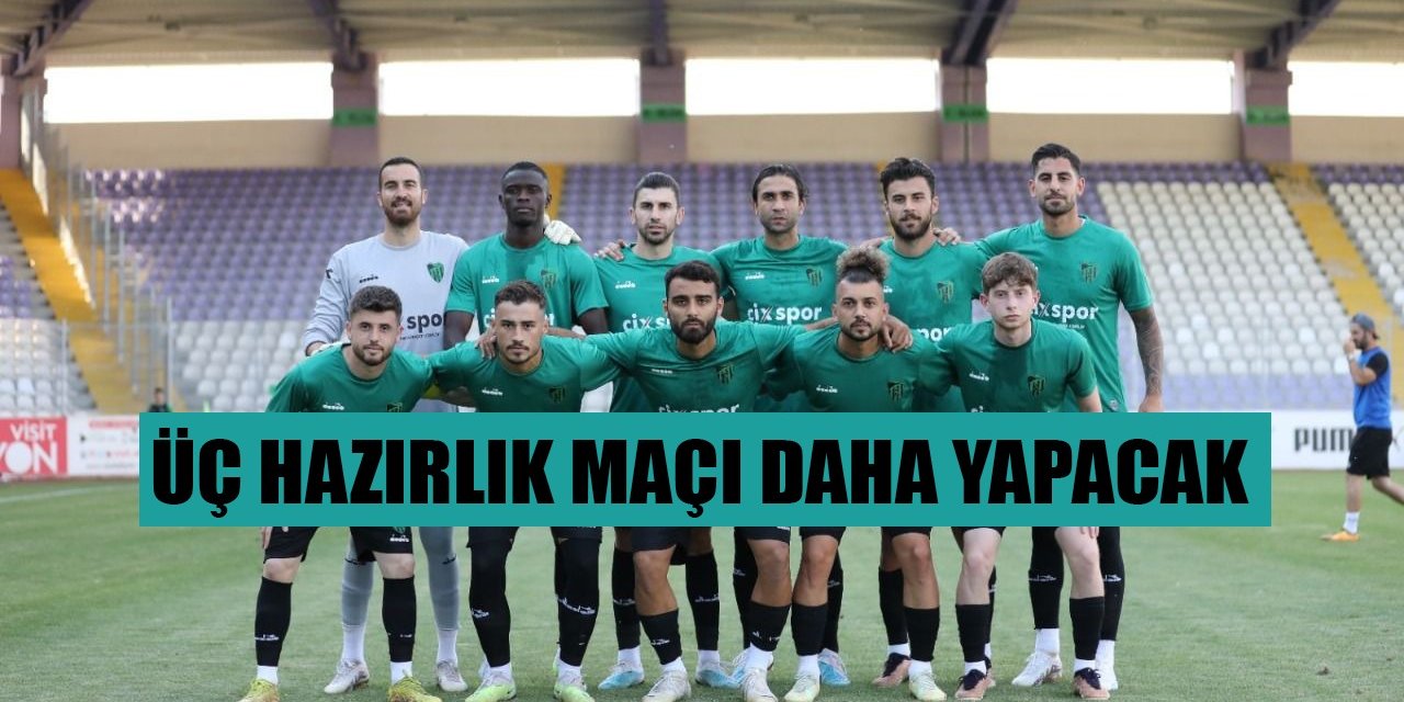 Kocaelispor üç hazırlık maçı daha yapacak
