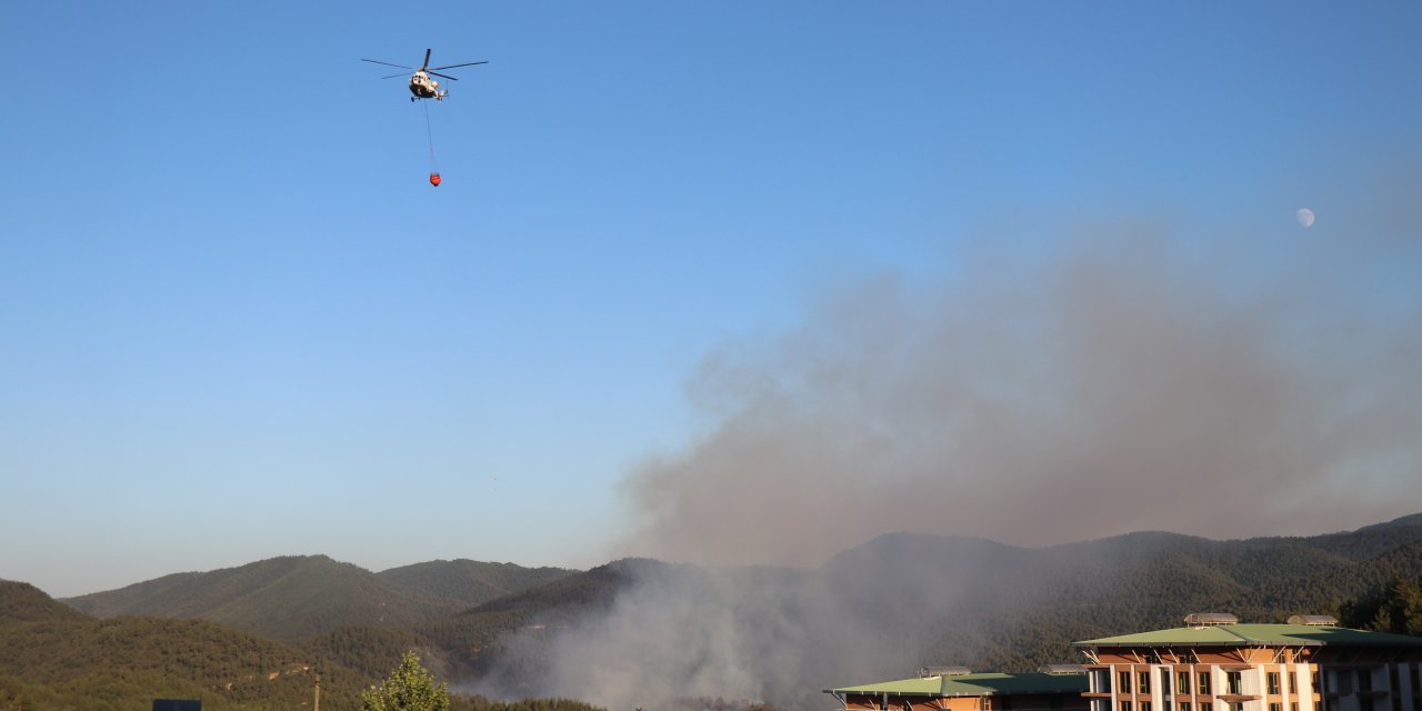 Sakarya’daki orman yangını 3 buçuk saat sonra kontrol altına alındı