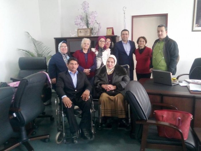 Engelliler kar festivaline gidiyor