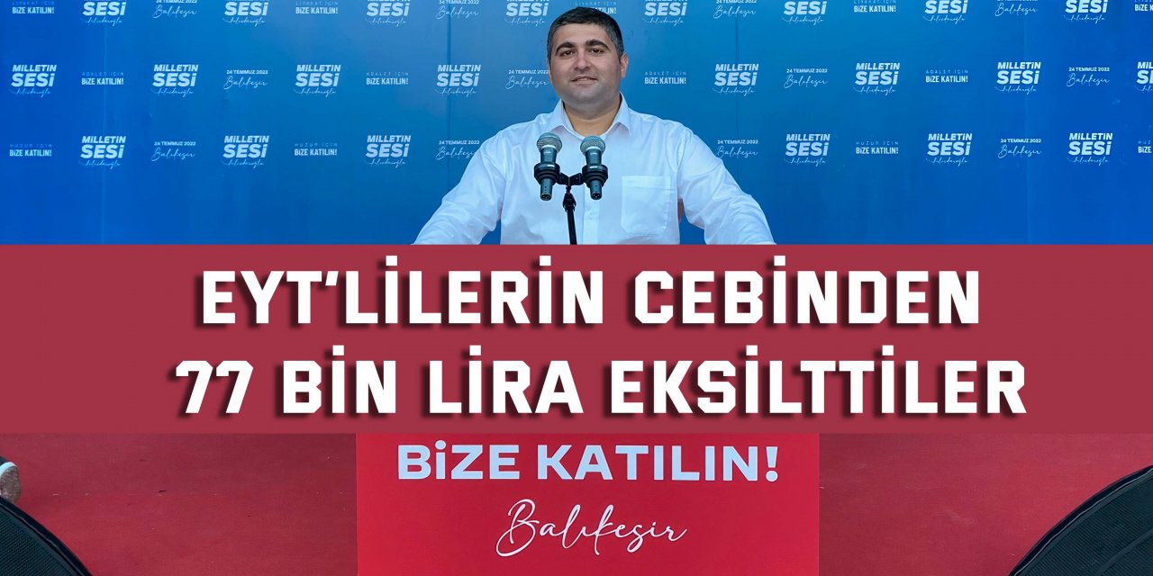 EYT’lilerin cebinden 77 bin lira eksilttiler