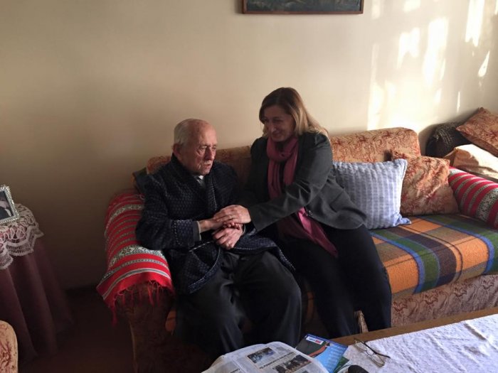 Veli Çam’ı mutlu eden ziyaret