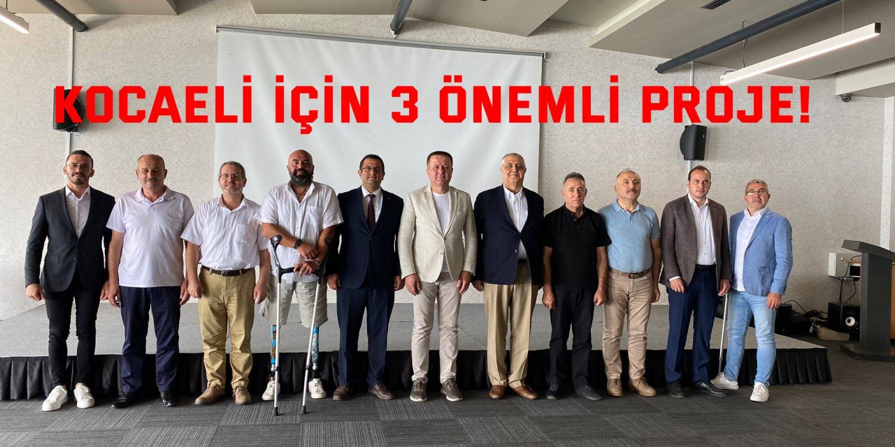 Kocaeli için 3 önemli proje!