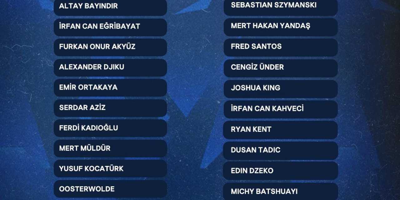 Fenerbahçe, Samsun’a 9 eksikle gitti