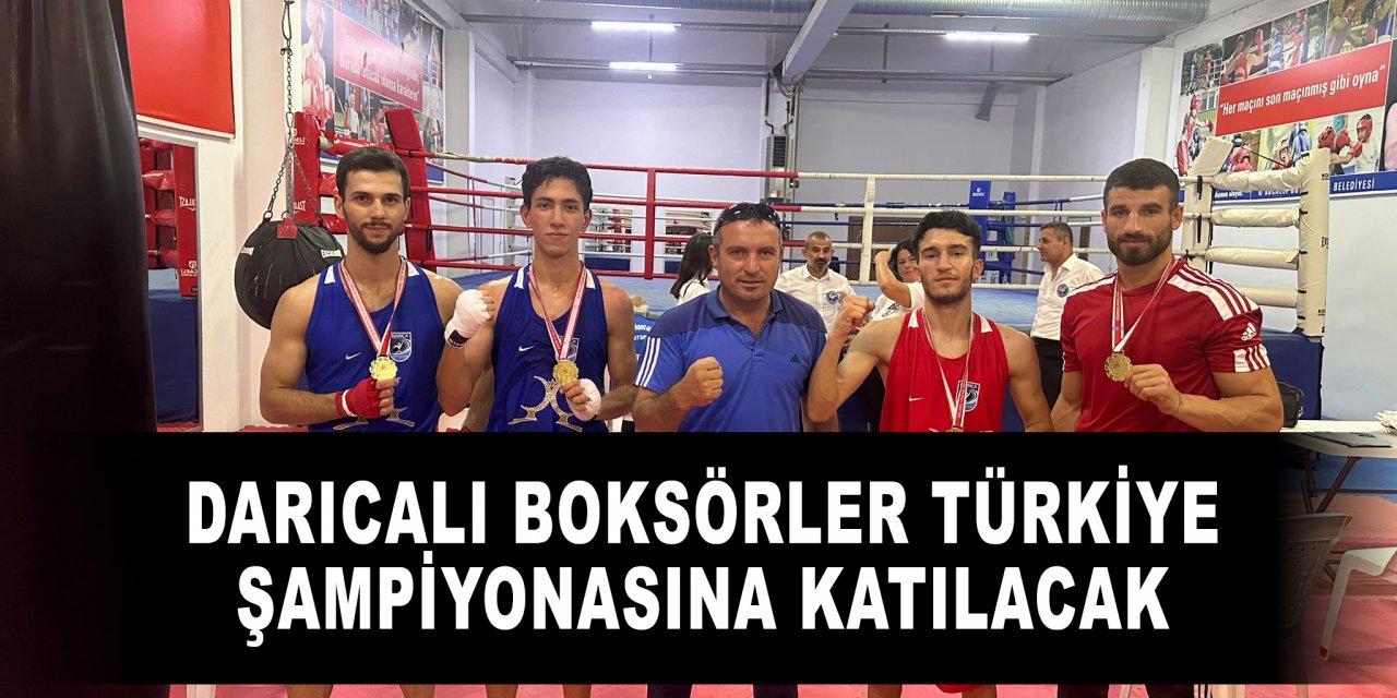Darıcalı boksörler Türkiye şampiyonasına katılacak