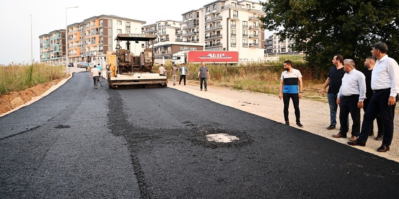 Kartepe'ye 270 ton asfalt