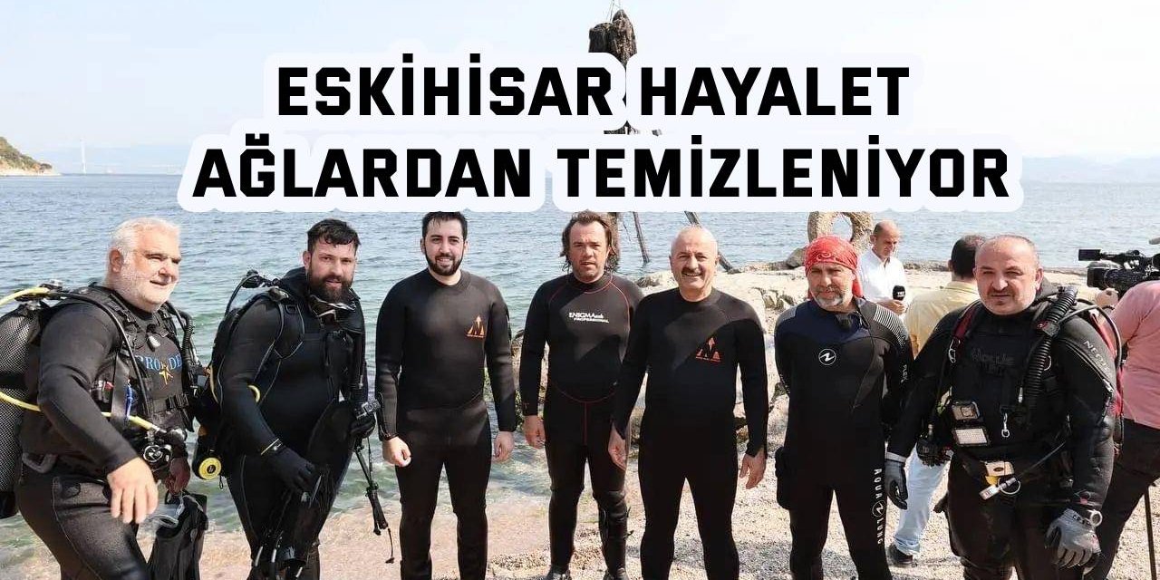 Eskihisar hayalet ağlardan temizleniyor