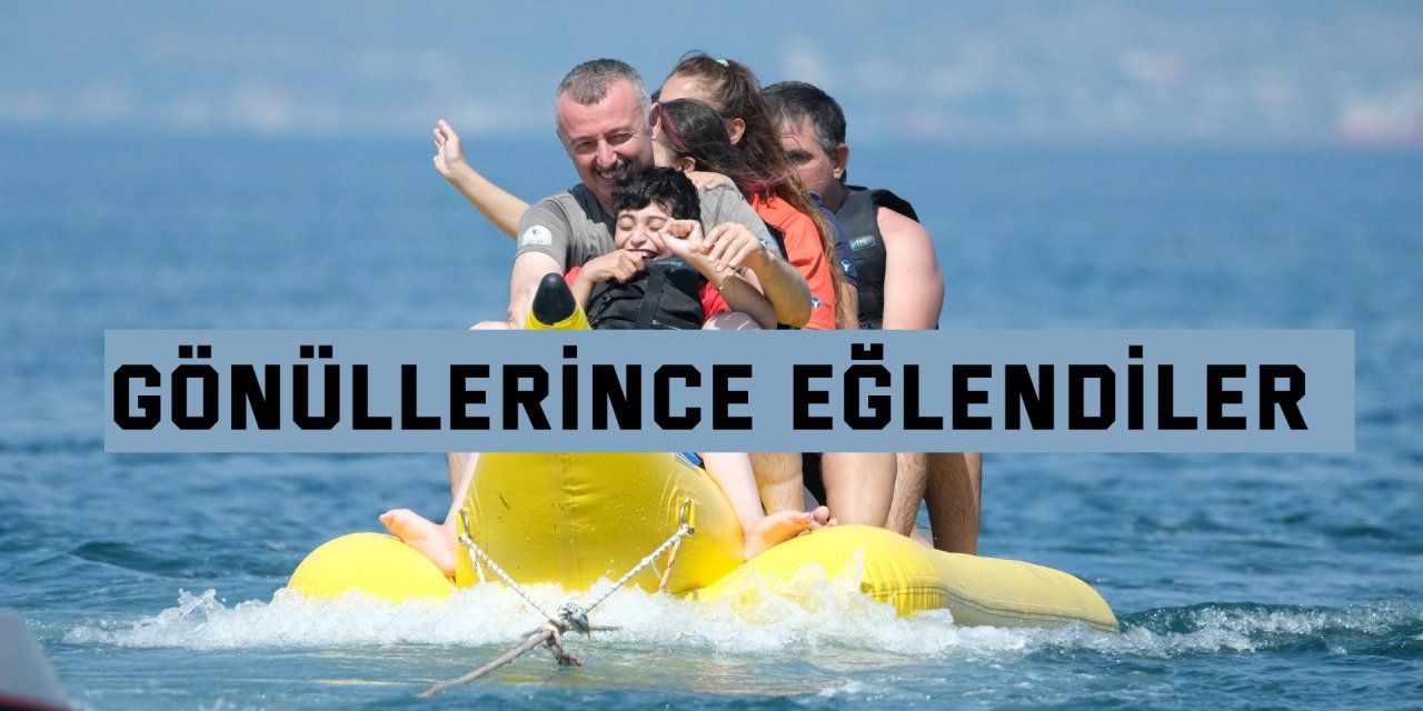 Gönüllerince eğlendiler