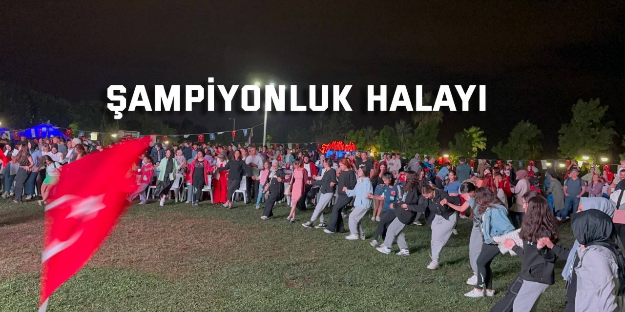 Şampiyonluk halayı