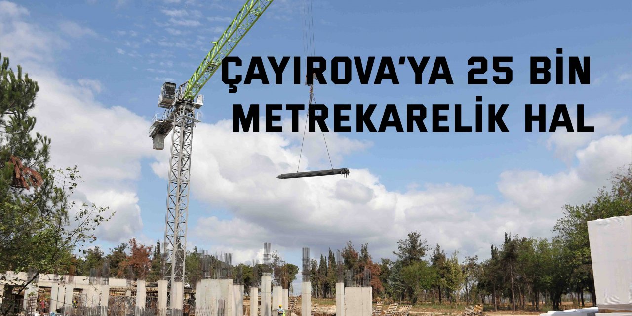 Çayırova’ya 25 bin metrekarelik hal