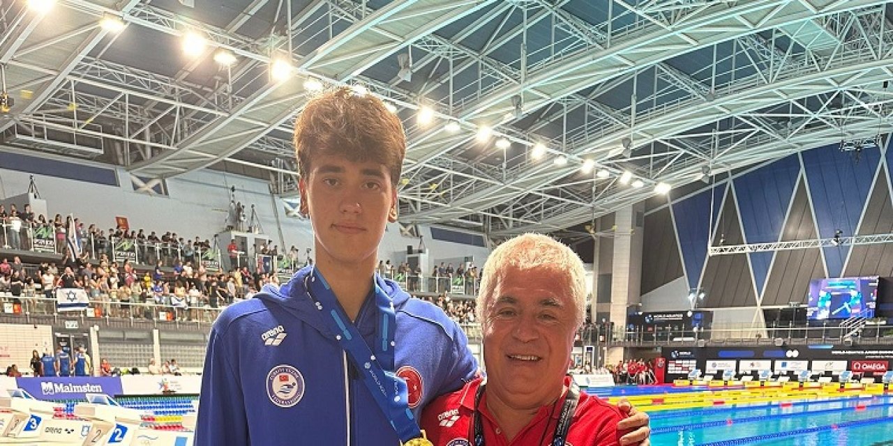 Milli yüzücü Kuzey Tunçelli'den bir altın madalya daha