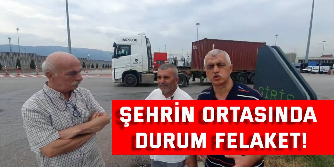 Şehrin ortasında durum felaket!