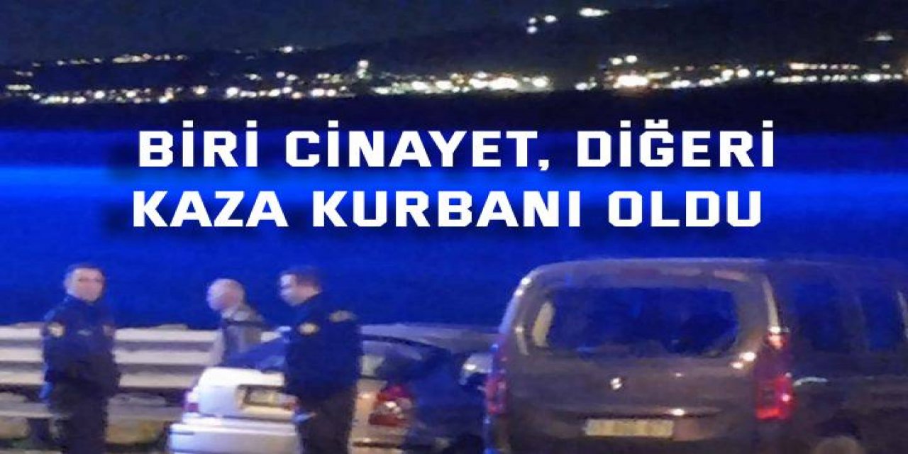 Biri cinayet, diğeri kaza kurbanı oldu