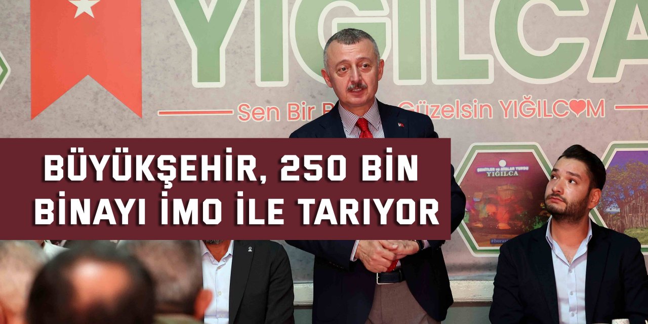 Büyükşehir, 250 bin binayı İMO ile tarıyor