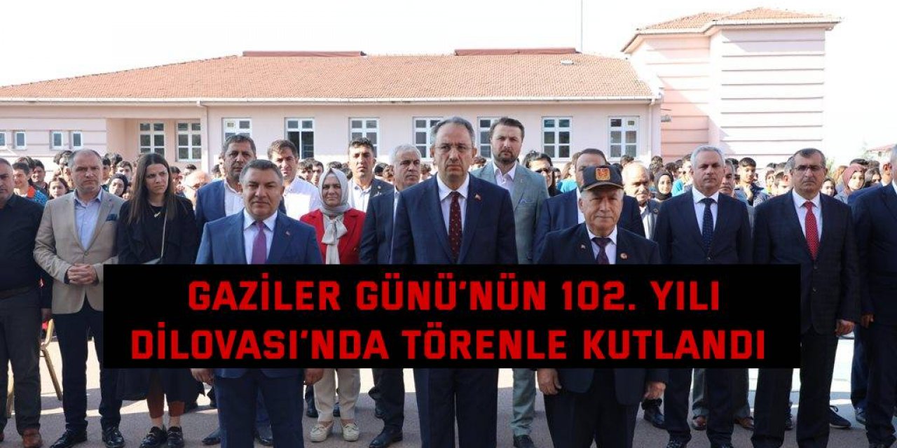 Gaziler Günü’nün 102. yılı Dilovası’nda törenle kutlandı