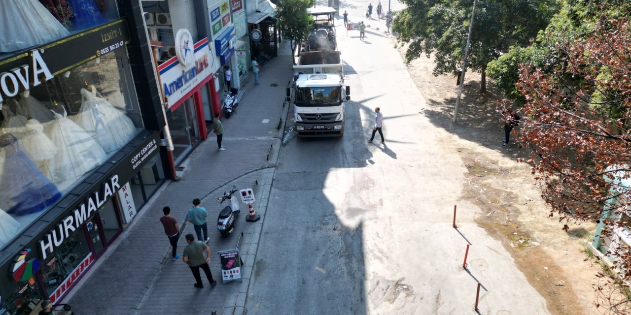 O Sokakta yenileme çalışmalarına başladı