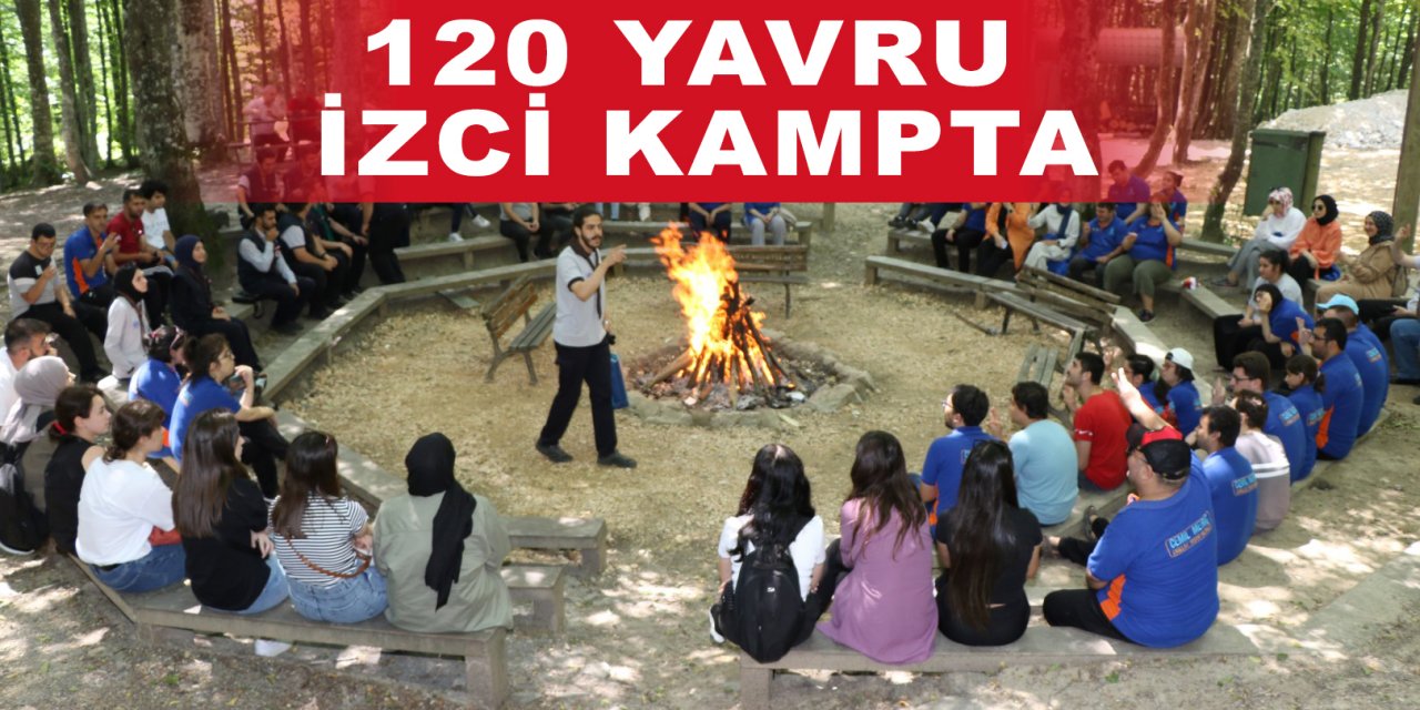 120 yavru izci kampta