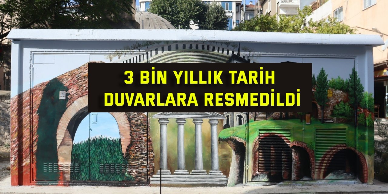 3 bin yıllık tarih duvarlara resmedildi