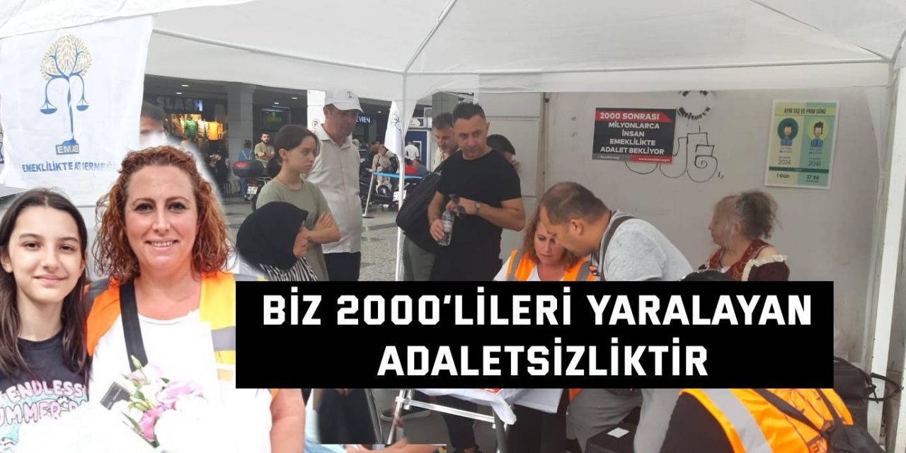 Biz 2000’lileri yaralayan adaletsizliktir