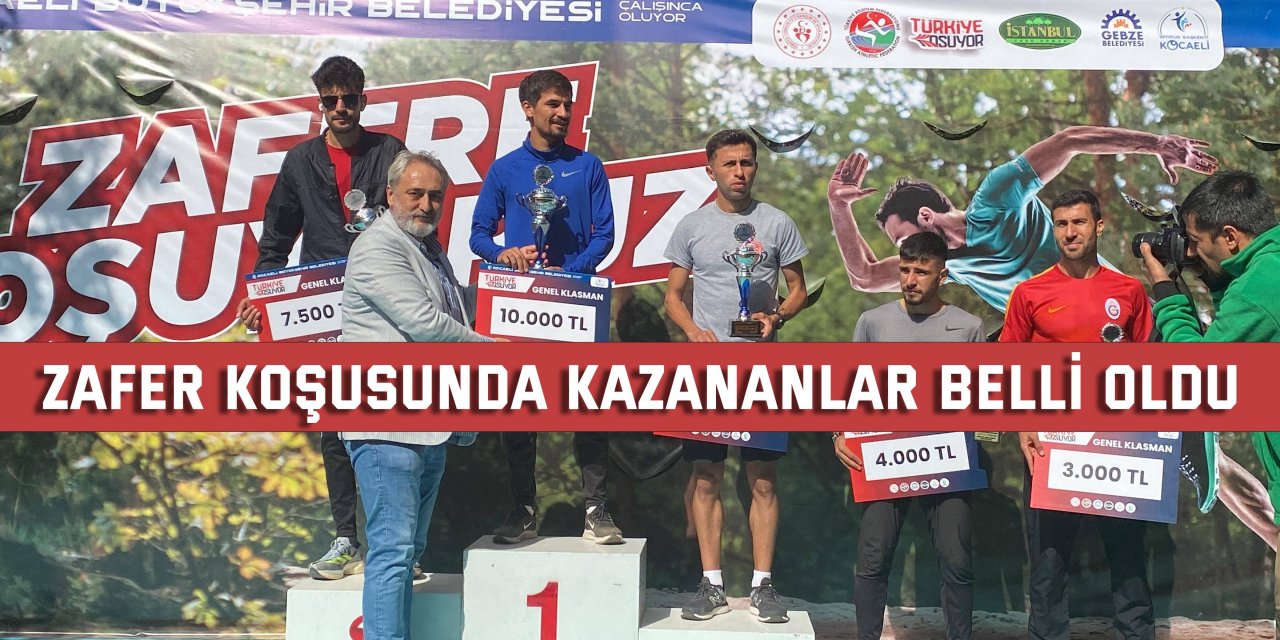 Zafer koşusunda kazananlar belli oldu