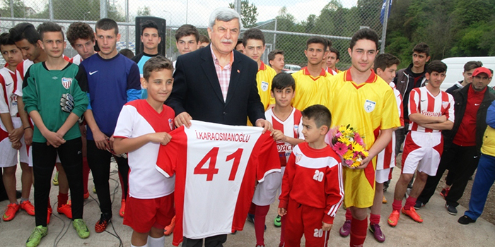 Spor kompleksi hizmete açıldı