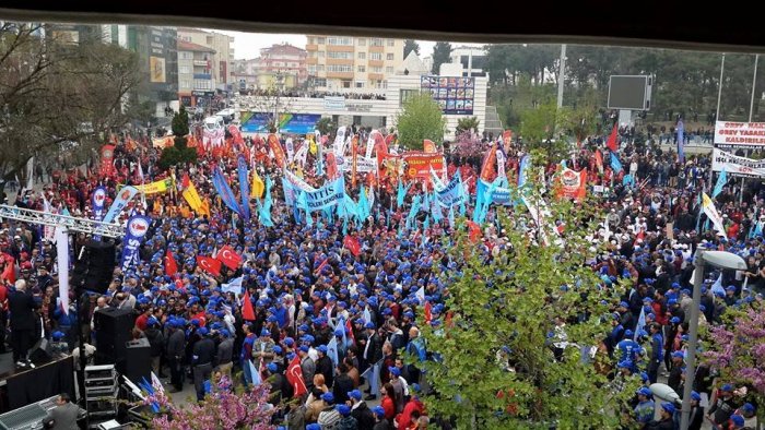 Gebze’de 1 Mayıs coşkusu