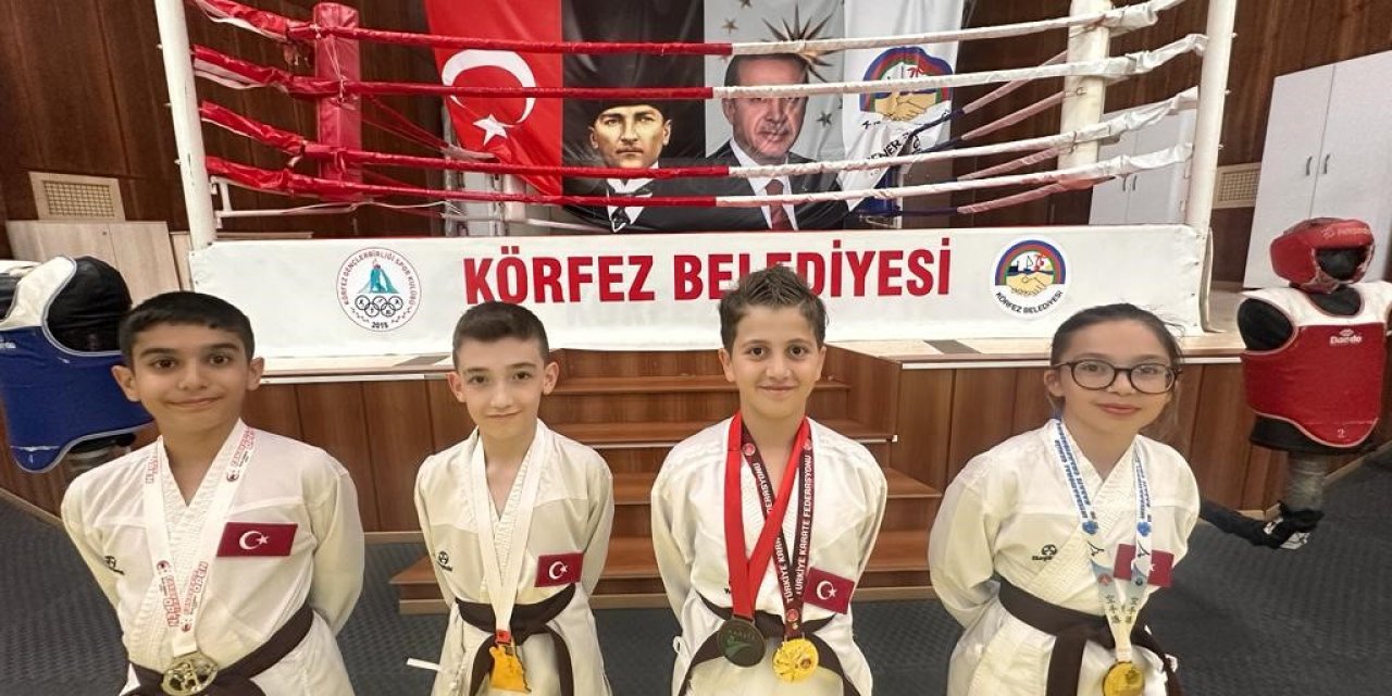Körfez'de başarılı sporcular yetişiyor