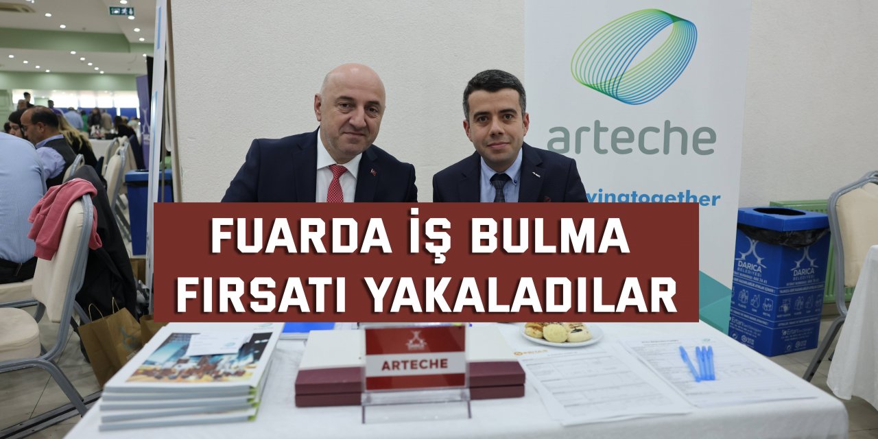 Fuarda iş bulma fırsatı yakaladılar