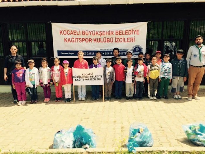 Kağıtsporlu İzciler Gaziler Dağına renk kattı