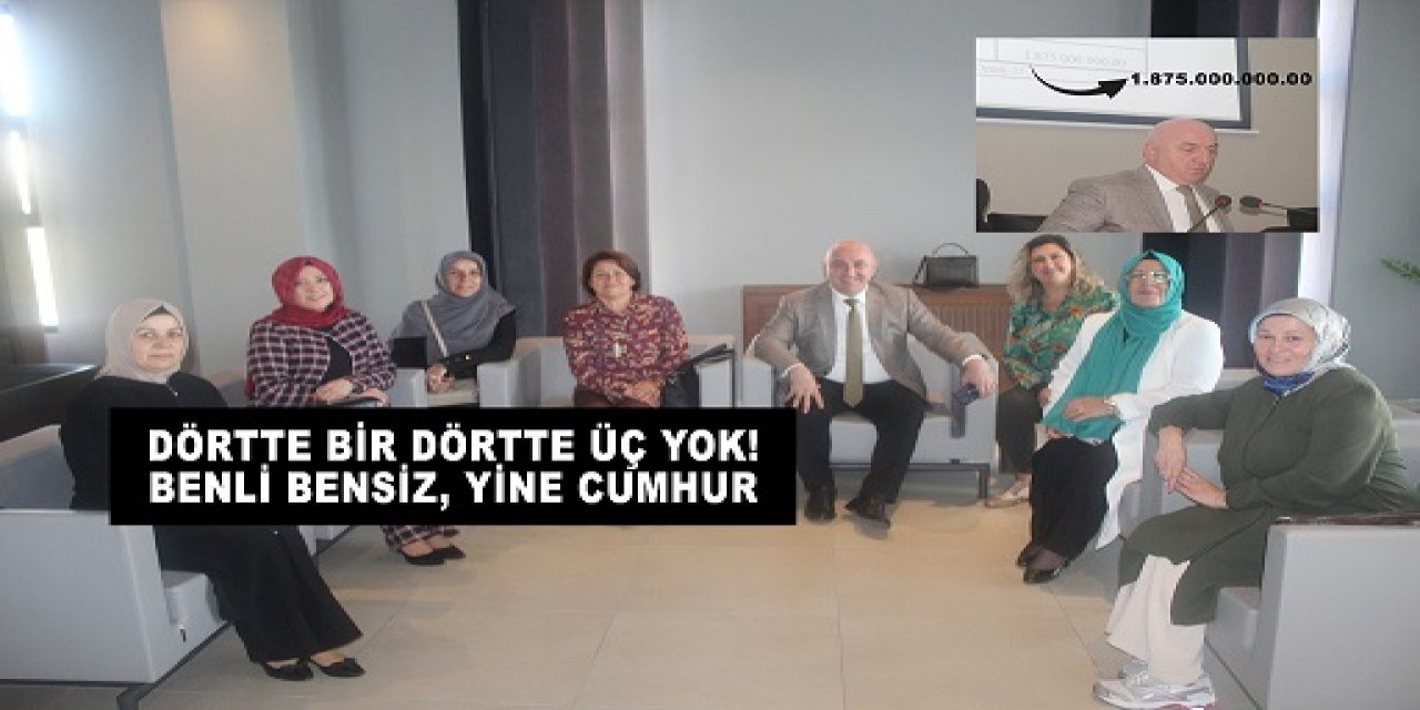 Dörtte bir dörtte üç yok!  Benli bensiz, yine Cumhur