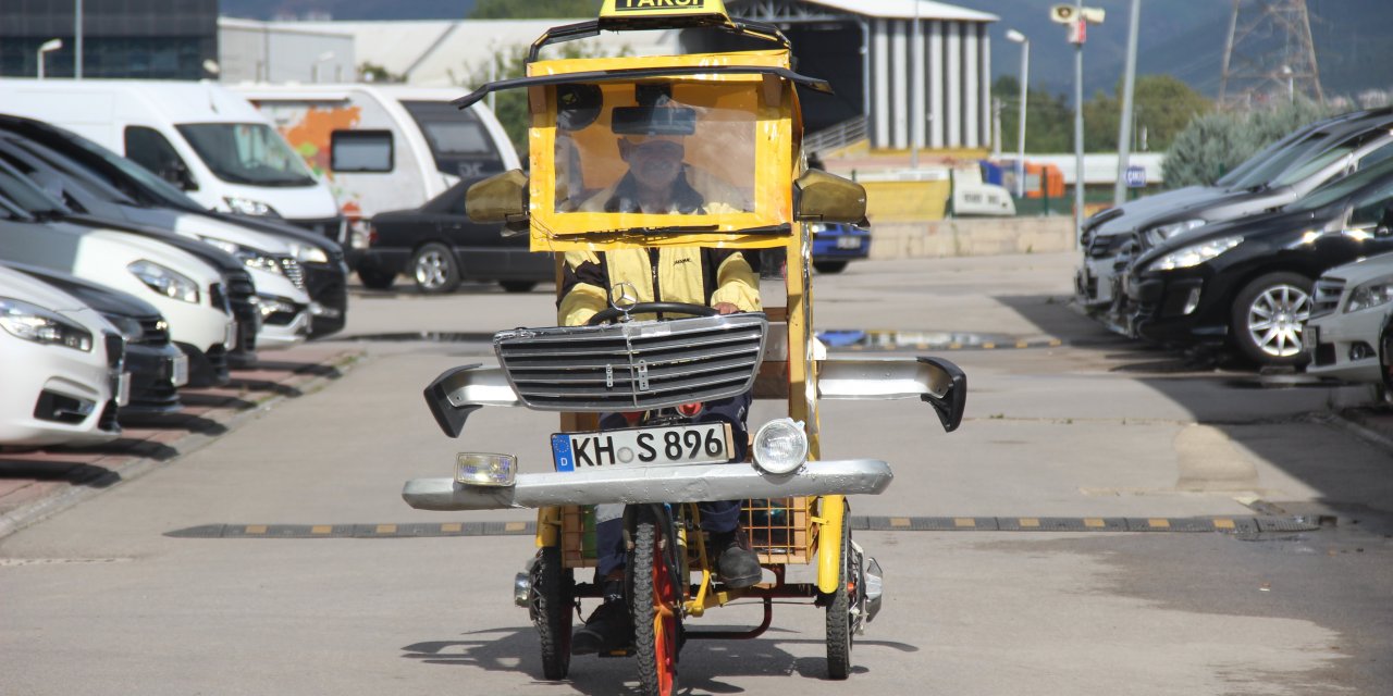 Kendi eliyle "Mercedes"ini yaptı