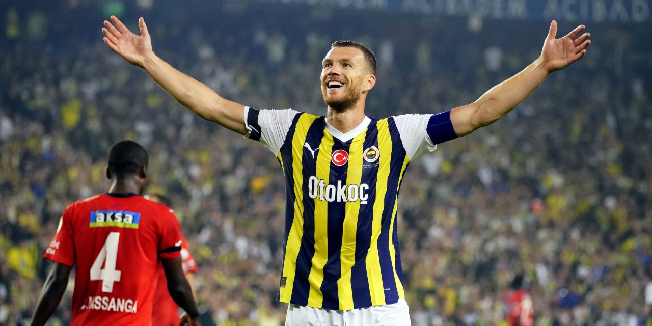 Edin Dzeko, Süper Lig’de gol sayısını 7’ye çıkardı