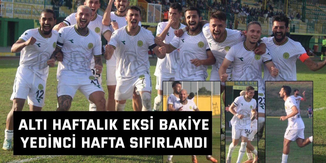 Altı haftalık eksi bakiye yedinci hafta sıfırlandı