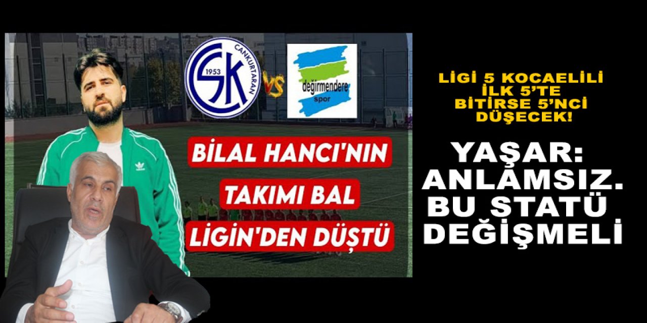 Yaşar: Anlamsız. Bu statü değişmeli