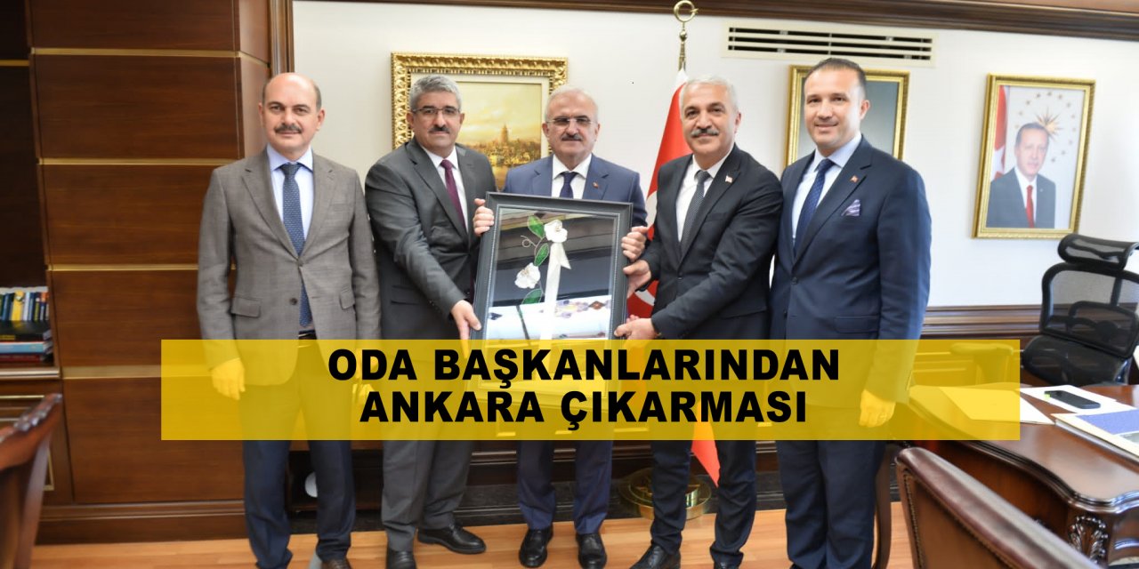 Oda Başkanlarından Ankara çıkarması