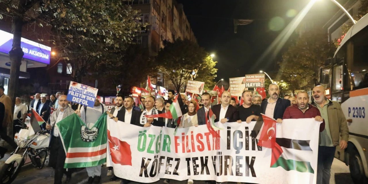 Körfez, Filistin için haykırdı