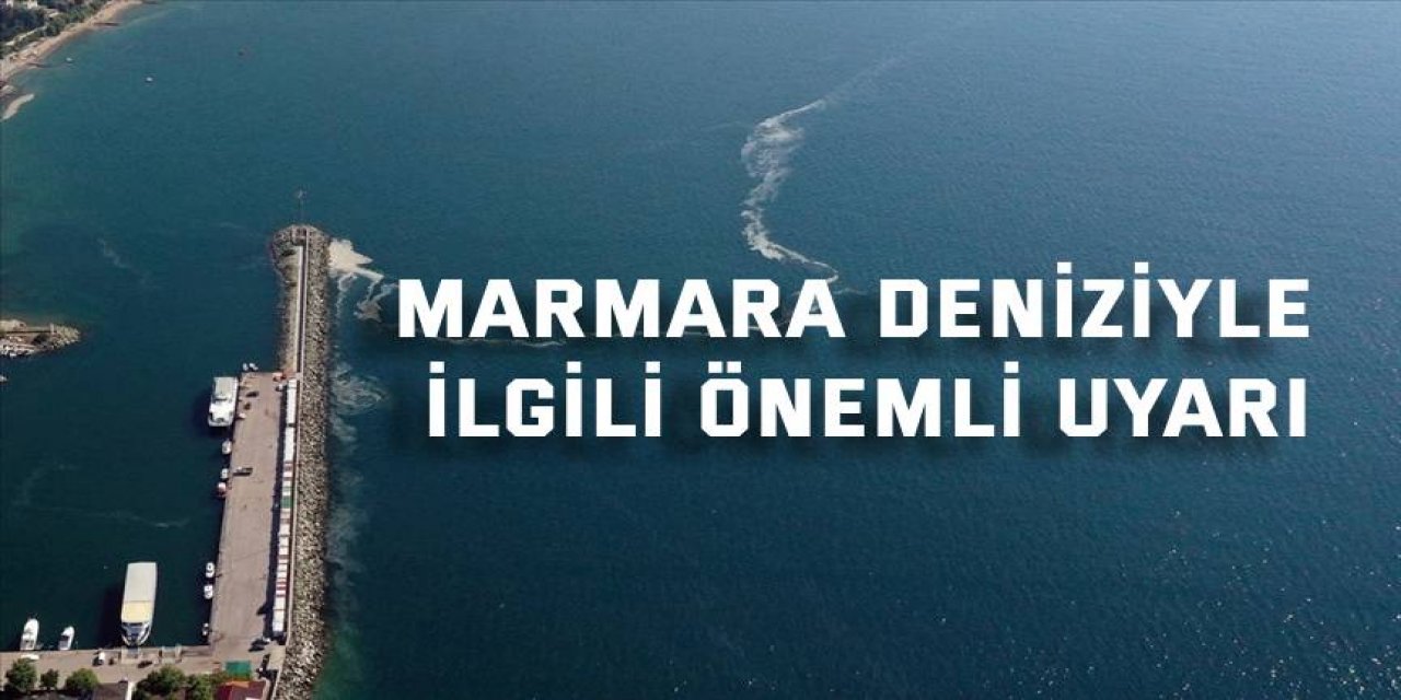 Marmara Deniziyle ilgili önemli uyarı