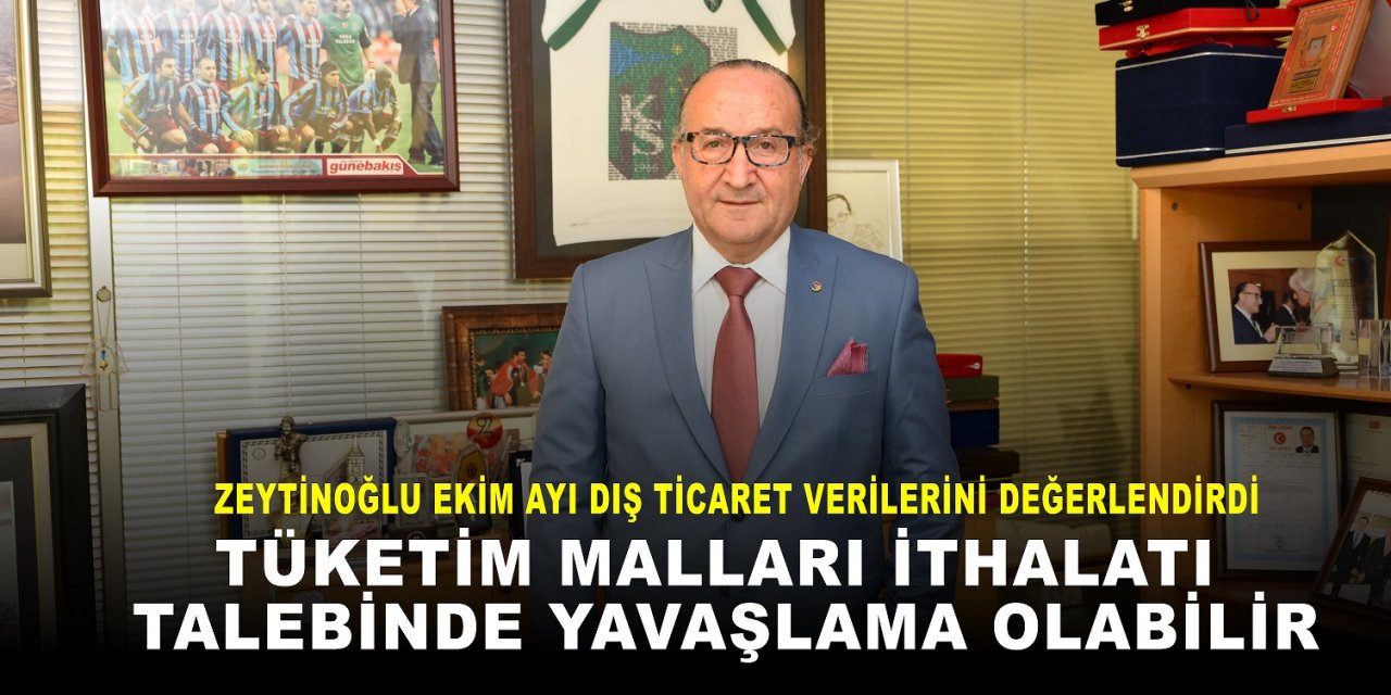 Tüketim malları ithalatı  talebinde yavaşlama olabilir