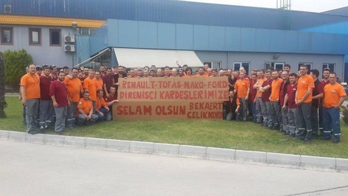 FORD işçisine KESK desteği