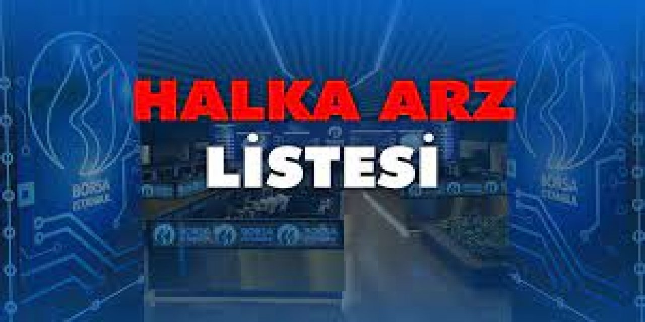 Bu hafta halka arz var mı? 13-17 Kasım halka arz listesi