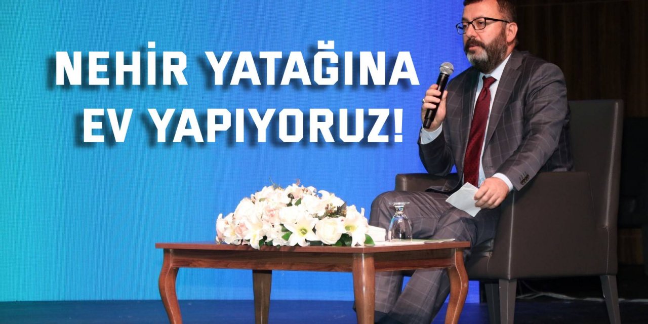 Nehir yatağına ev yapıyoruz!