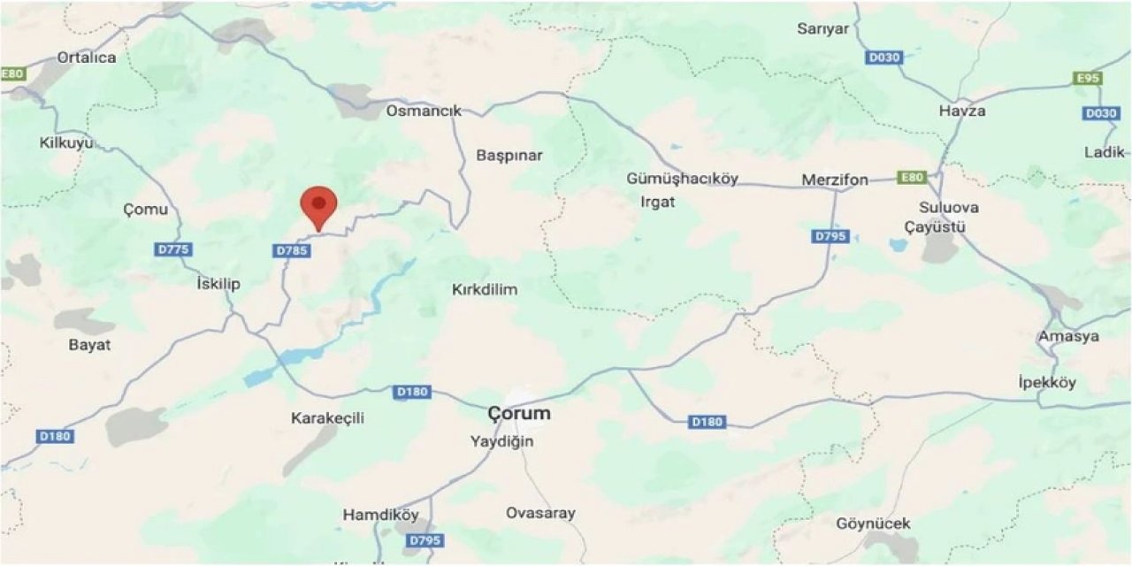 Çorum'da deprem