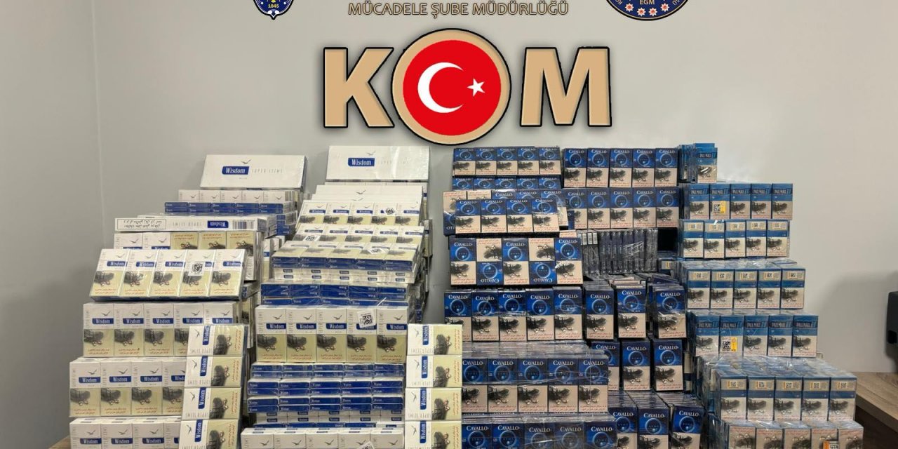 Gümrük kaçağı 5 bin paket sigara ele geçirildi