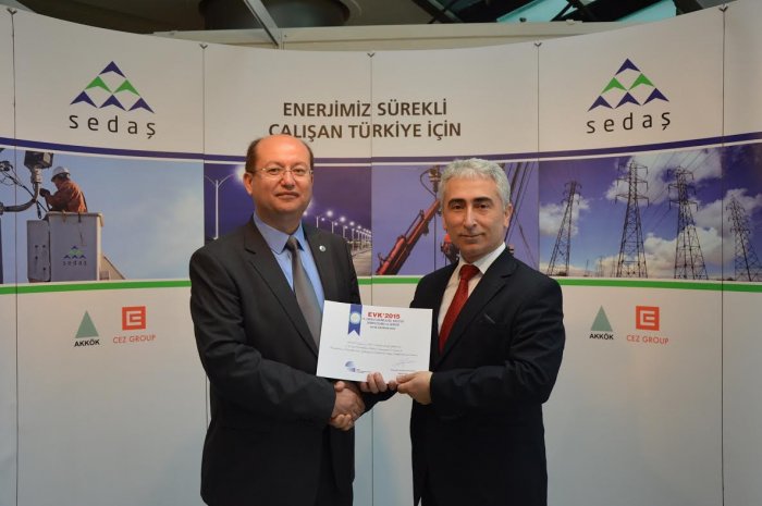 SEDAŞ’a EVK’2015’ten teşekkür plaketleri